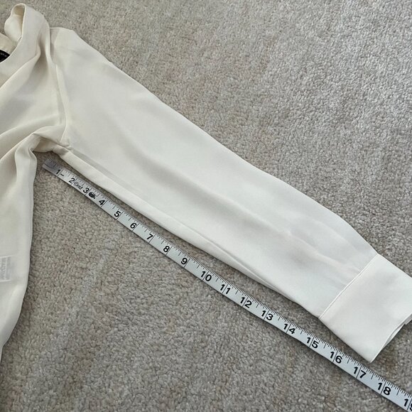 Banana Republic Flowy Long Sleeve Work Blouse Top S - Picture 7 of 8